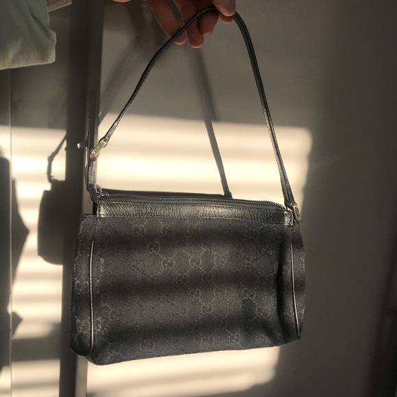 Gucci Pochette / Wristlet - black with monogram - Picture 6 of 6